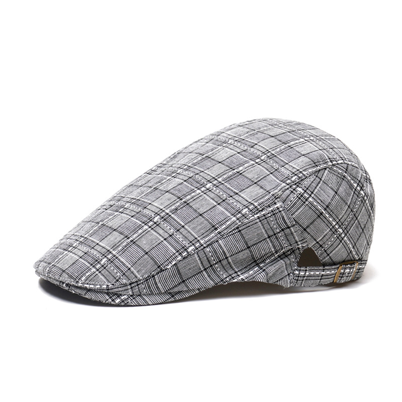 Unisex Cotton Plaid Newsboy Be - Newsboy Cap Ivy incelemesi ve fiyatı