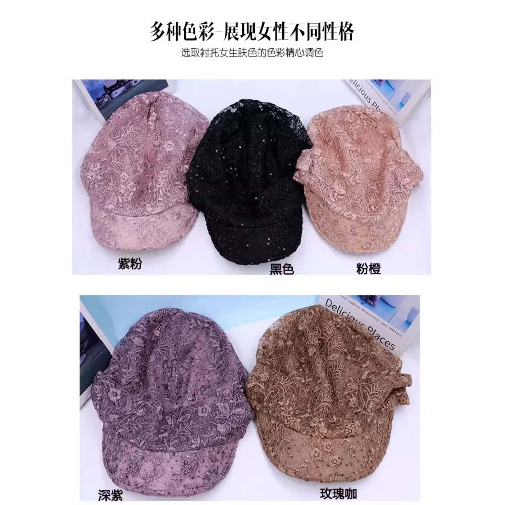 Hollow Out Flower Beanie Cap B - Baseball Cap Structured incelemesi ve fiyatı