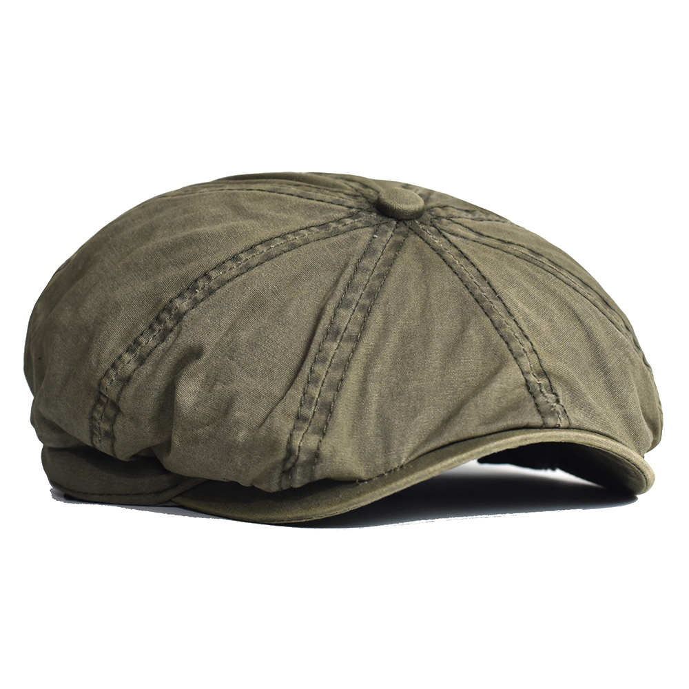 Washed Cotton Newsboy Cap Peak - Newsboy Cap Ivy incelemesi ve fiyatı