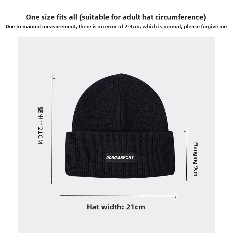 1pc Winter Warm Beanie for Men - Beanie Cuffed Knit incelemesi ve fiyatı